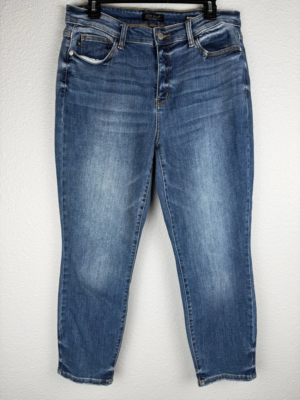 Judy Blue Boyfriend stretch denim jeans mid-to-high rise size 13/31